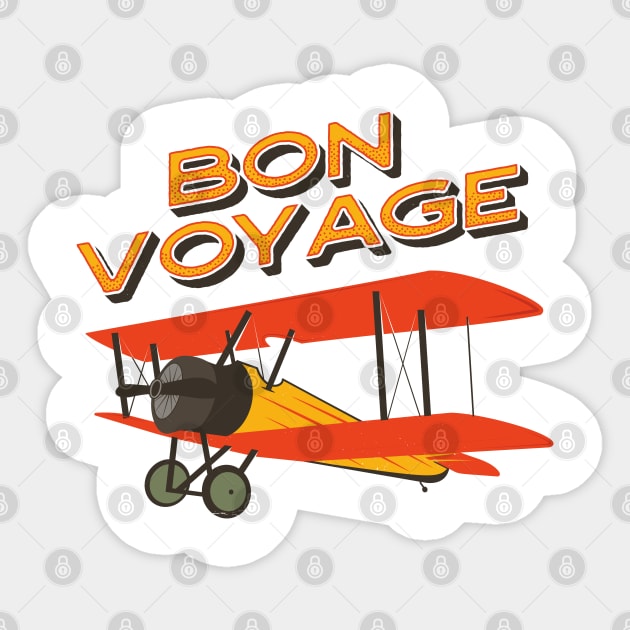 Bon Voyage Sticker by p308nx